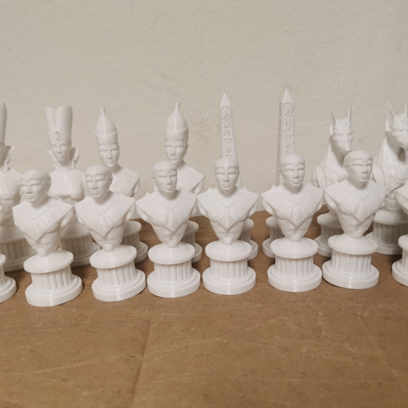 Egyptian Chess Pieces ( 32 Pieces Set- 3d Printed) - Picture 7 of 7